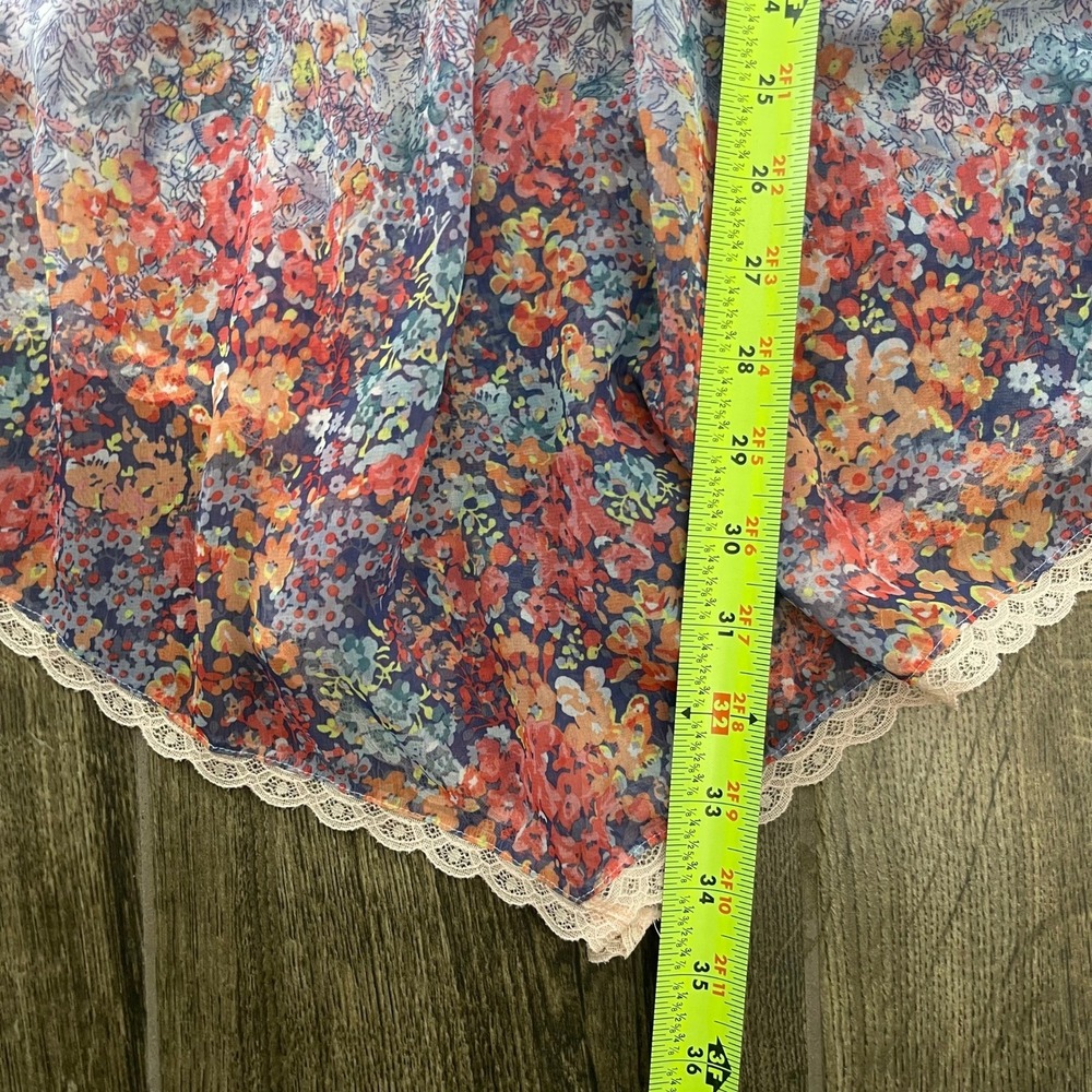 Vintage Victoria's Secret Babydoll Dress M Sheer Floral Halter Coquette Fairy - Picture 15 of 16